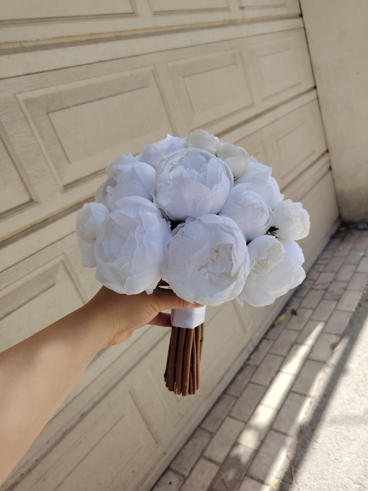 BUK-05 bohem stil gəlin buketi - 2025 gəlin buketi trendləri