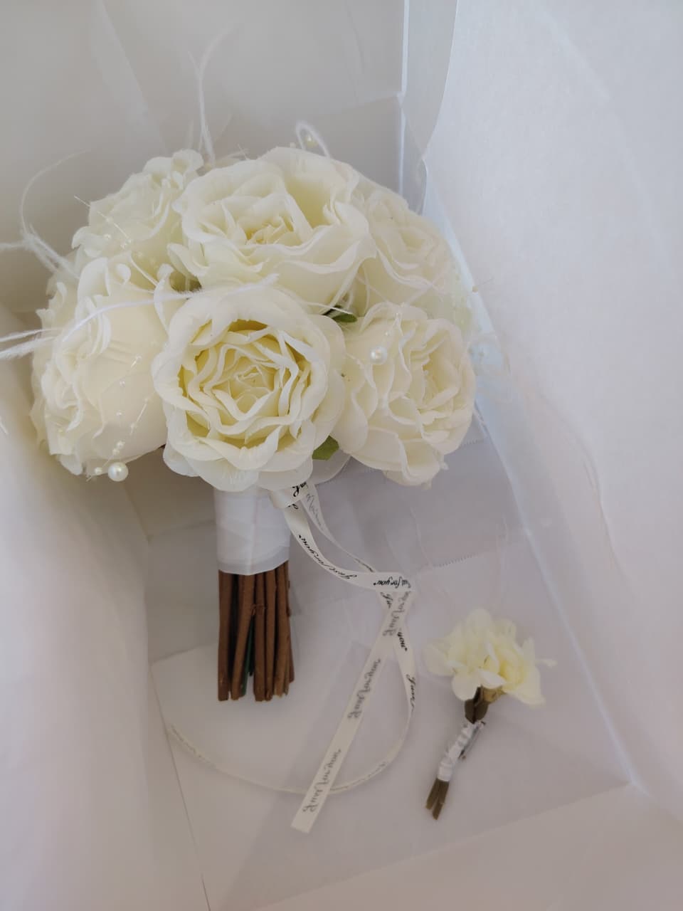 BUK-06 minimal gəlin buketi - Bakı gəlin buketi kolleksiyası