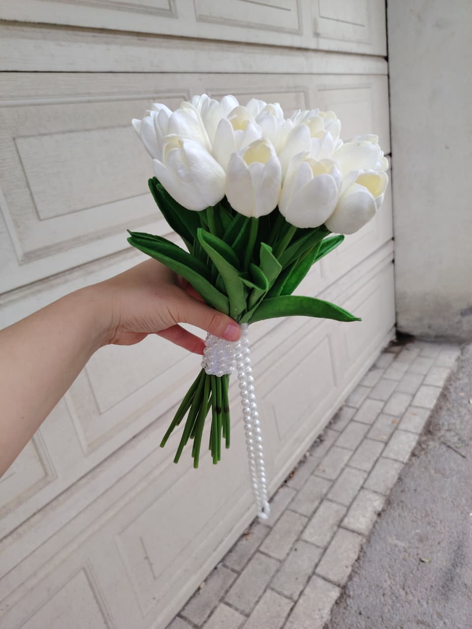 BUK-10 müasir gəlin buketi - Toy günü buketi Bakı