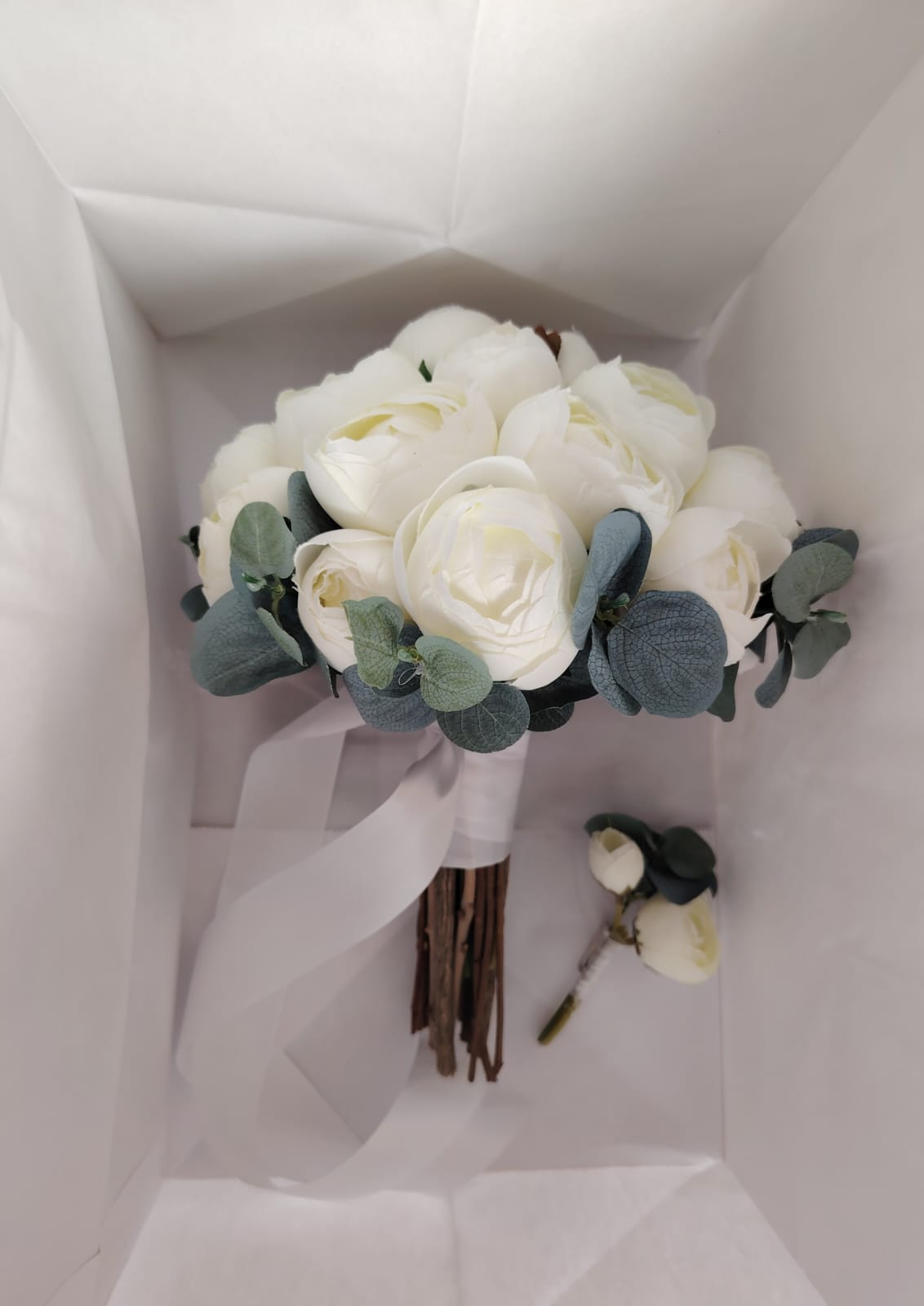 BUK-13 təbii gəlin buketi - 2025 gəlin buketi modelləri